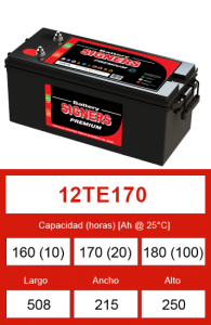 Batería Signers 12TE170-2