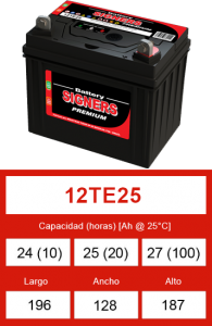 Batería Signers 12TE25-2
