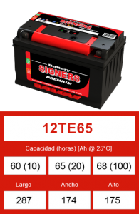 Batería Signers 12TE65-2